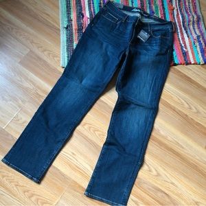 NWT Eddie Bauer dark wash jeans